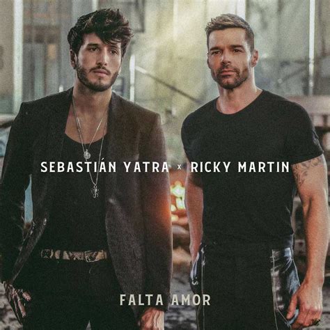Sebastián Yatra Con Ricky Martin Falta Amor La Portada De La Canción