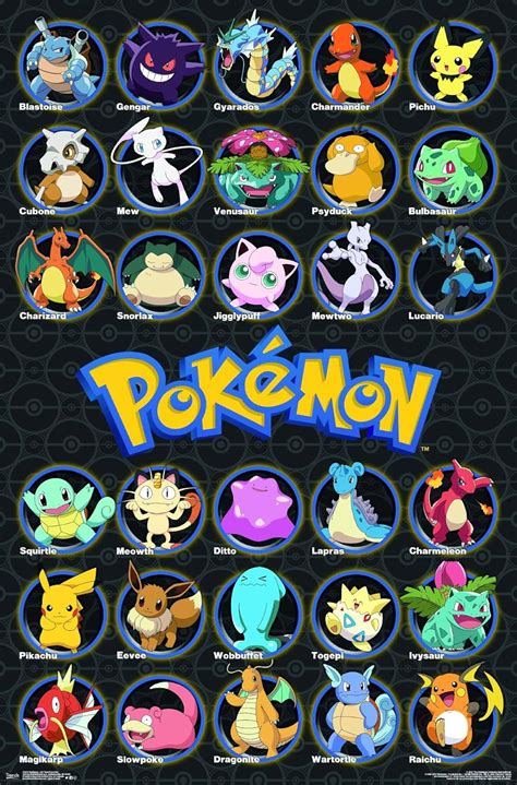 Trends International Wall Poster Pokémon All Time Favorites 22375 X