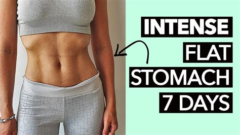 Week Flat Stomach Workout Intense YouTube