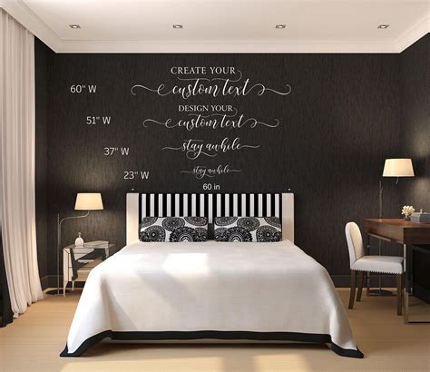 Custom Wall Decal Create Your Own Wall Quote Sticker Design Your Custom Vinyl Lettering