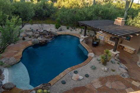 Cave Creek Pool And Patio American Southwest Swimming Pool And Hot Tub