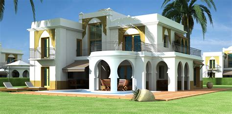 White Brown Middle Eastern House House Exterior Islamic House House