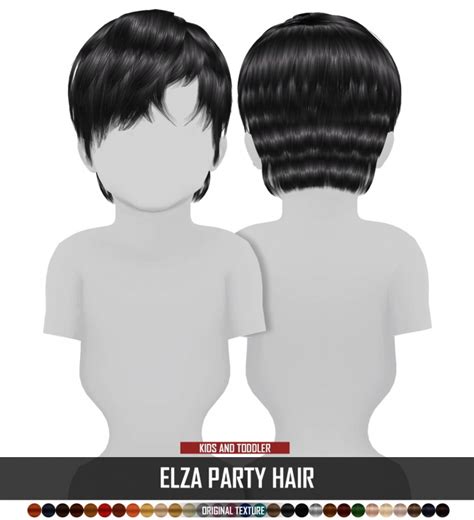 Elza Party Hair Kids And Toddler Version By Thiago Mitchell At