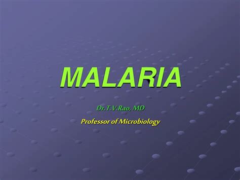 Ppt Malaria Powerpoint Presentation Free Download Id 4068