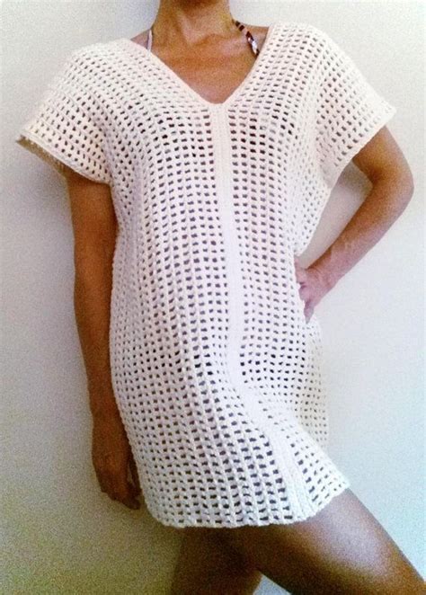 Mesh Beach Cover Up Crochet Pdf Pattern By Chezpascale On Etsy