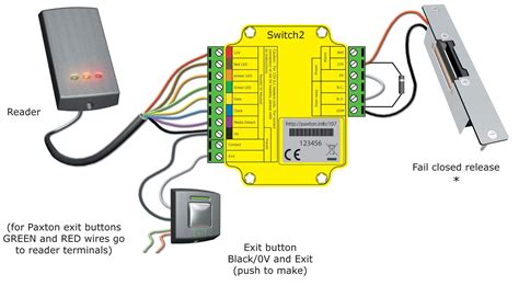 Door Access Control System Wiring Diagram