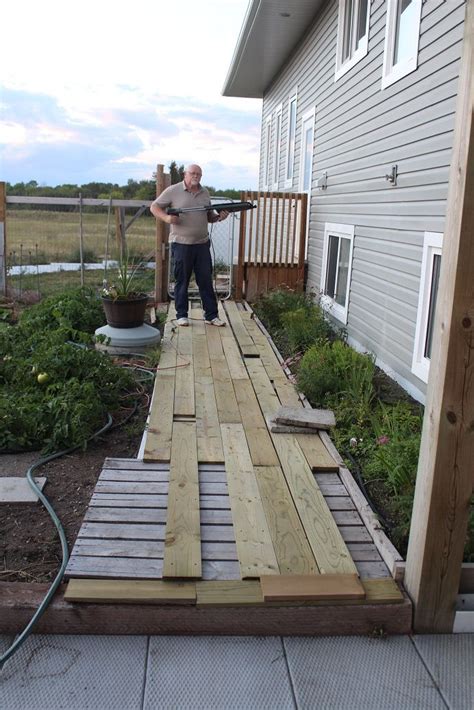 How We Created A Boardwalk From Pallets And Fence Boards Pallet