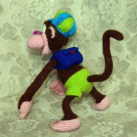 055 Amigurumi Pattern Crochet Monkey Boy Amigurumi Monkey Etsy