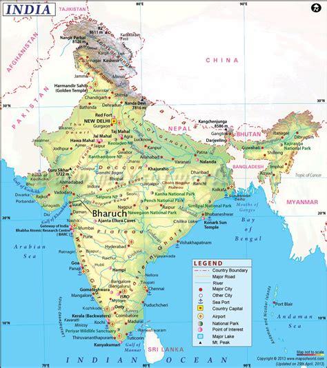 Megan In India Maps