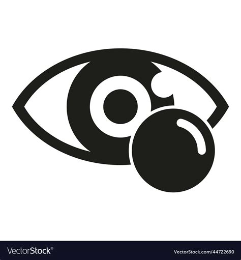 Vision Eye Icon Simple Optical Doctor Royalty Free Vector