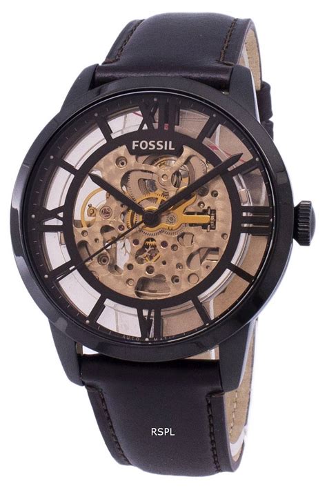 Fossil Townsman Automatic Skeleton Dial Me3098 Mens Watch