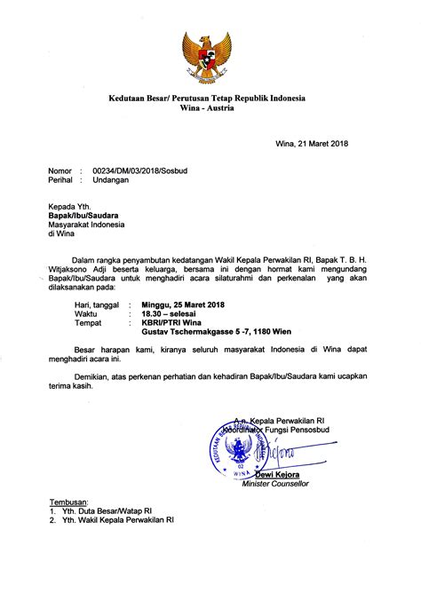 Contoh Surat Tugas Kunjungan Kerja Kumpulan Contoh Surat