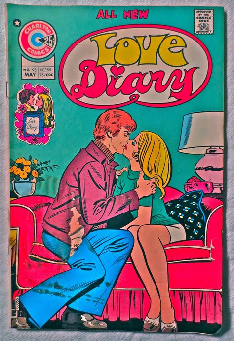 1970s Love Diary 1975 Vintage Comic Book Comics Vintage Comics Vintage Comic Books Comics