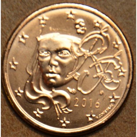 Euromince mince 1 cent Francúzsko 2016 UNC