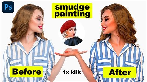Cara Mengubah Foto Menjadi Efek Smudge Painting Di Photoshop Sekali Klik Langsung Jadi Youtube