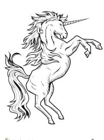 Une licorne est une créature imaginaire, mythique et généralement blanc comme un cheval représenté généralement avec une.coloriage licorne à imprimer 272. Coloriage Licornes à imprimer sur Hugolescargot.com