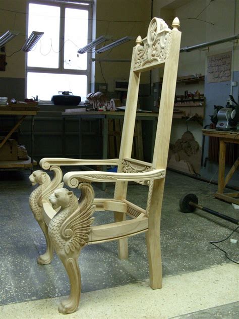 Hand Carved Chair Royal Furniture Unique Furniture Wood Furniture
