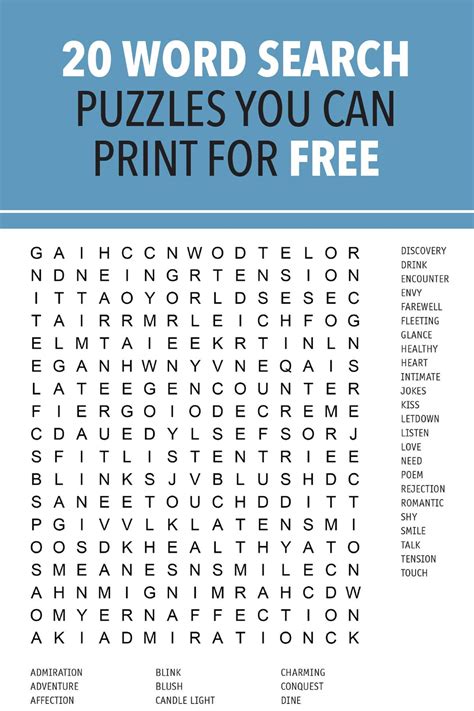 Free Find A Word Printable Aulaiestpdm Blog