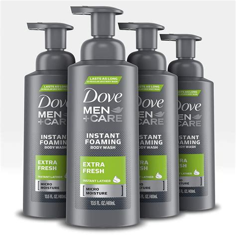 Dove Mencare Foaming Body Wash To Hydrate Skin Clean Comfort
