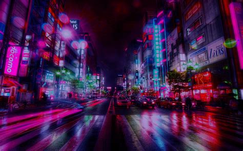 Neon Tokyo K Wallpaper