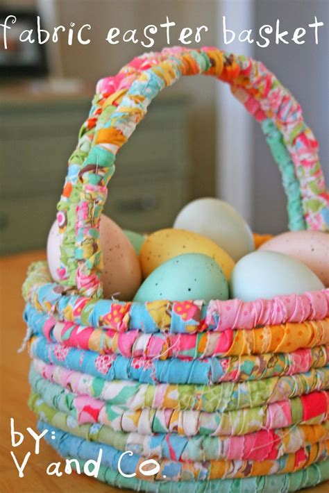 My mom stuffing the easter basket with various goodies and peep desserts, is a memory which so, get ready to work on some easter basket craft. FabricLovers Blog: Spring Break Fabric Craft Ideas