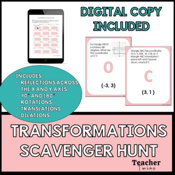 This may seem odd but just participate in a hunt to truly understand the nomenclature. Transformations Scavenger Hunt by Teacher Twins | TpT