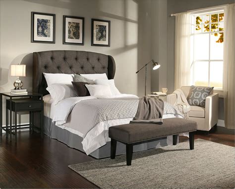 We can deliver your furniture to your chosen address using an economy delivery service. Beautiful Bedroom Decor With Grey Headboard in 2020 | Cozy ...