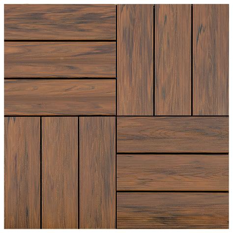 Builddirect® Pravol Interlocking Deck Tiles 12×12 Wood Cladding