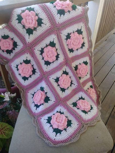5 Mesmerizing Afghan Crochet Ideas Crochet Rose Crochet Afghans