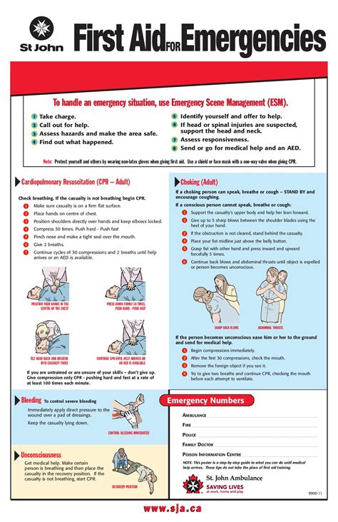 Printable First Aid