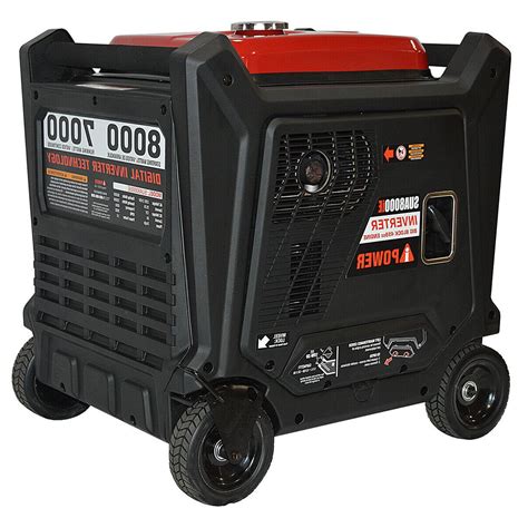 A Ipower 8000 Watt Portable Inverter Generator Ultra Quite