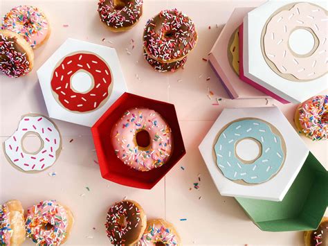 Diy Donut Treat Boxes Cardstock Warehouse