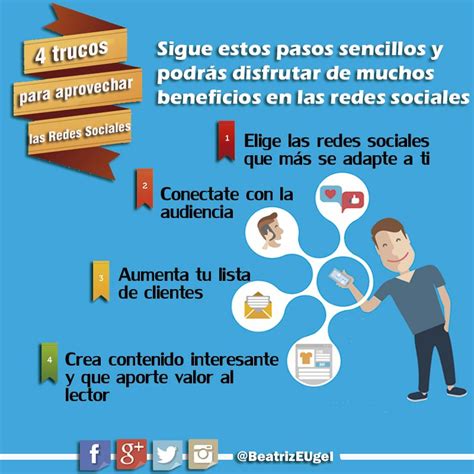 Infografia 4 Trucos Para Las Redes Sociales Cieteula Gemed