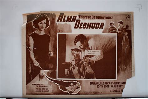 Alma Desnuda Movie Poster Therese Desqueyroux Movie Poster