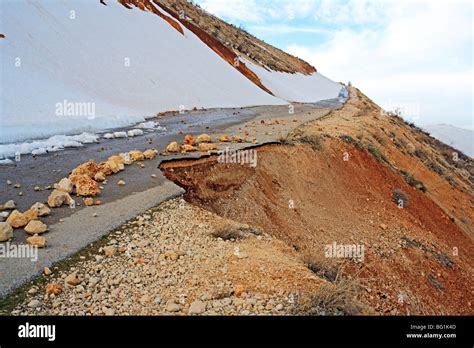 Mountain Road Bekaa Valley Lebanon Stock Photo Alamy