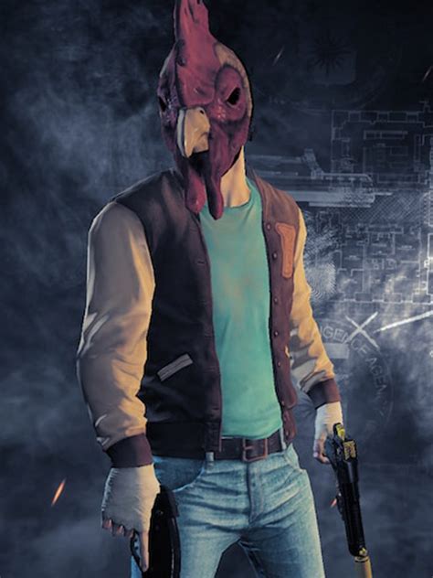 Payday 2 Hotline Miami Letterman Jacket Just American Jackets