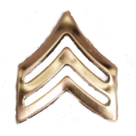 Army Pin On Collar Rank E 5 Sgt
