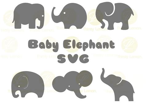 Free 77 Silhouette Baby Elephant Svg Svg Png Eps Dxf File