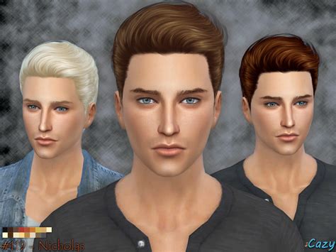 Sims 4 Hairs Cazycx Tumblr Nicholas Hairstyle