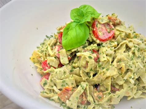 The Comforting Vegan Creamy Vegan Pesto Pasta Salad