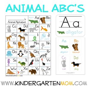 Kindergarten Alphabet Printables
