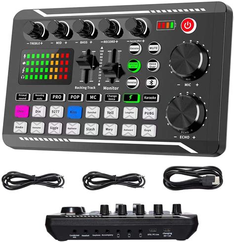 Buy Live Sound Card And Audio Interface With Dj Mixer Effects And Voice