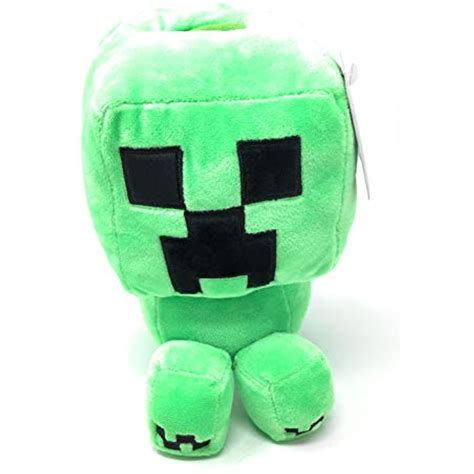 Minecraft Creeper Plush Piggy Bank Microfiber Green Mojang