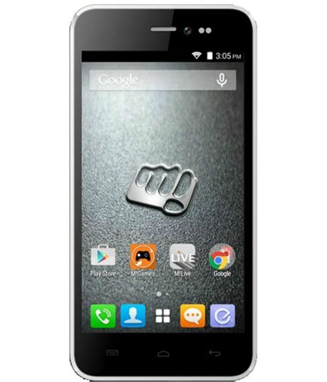 Micromax Canvas Pep 8GB Blue Mobile Phones Online at Low Prices ...