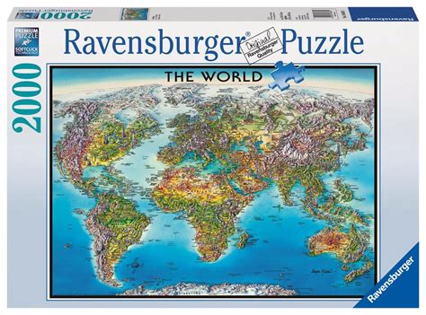Ravensburger World Map Puzzle 2000 Pieces Buy Online At The Nile