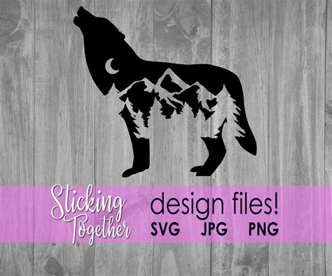 Vector File Svg File Laser Engraved Ts Howl At The Moon Wolf
