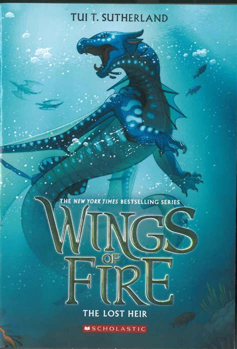 Wings of Fire Book Two: The Lost Heir Paperback | Fire book, Wings of