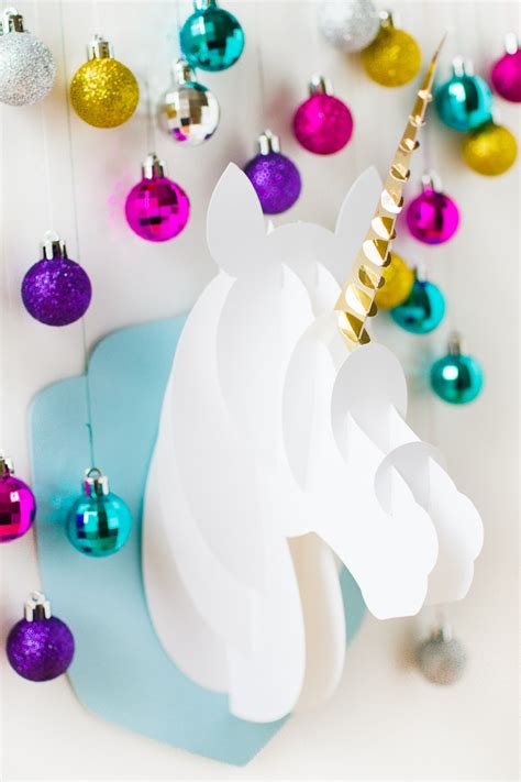Easy paper flowers birthday decoration at home | wall birthday decorations / unicorn wall decoration. #25 DIY Colorful Unicorn Craft Ideas: School Supplies, Cute Decors and Toys