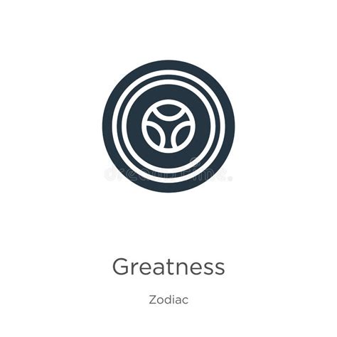 Greatness Isolated Icon Simple Element Illustration From Zodiac
