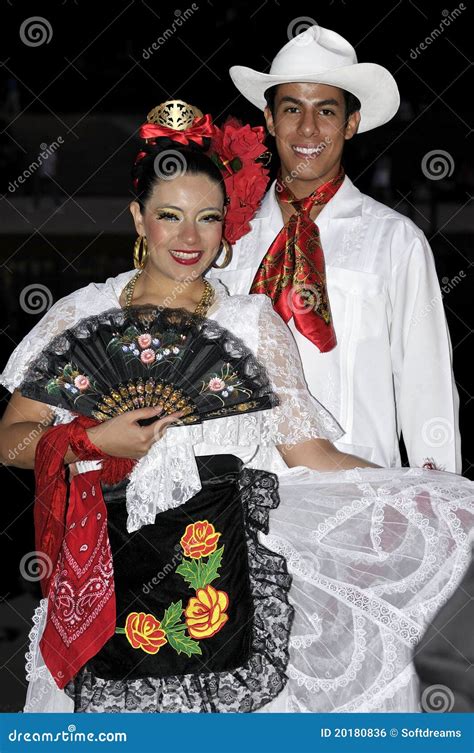 Mexico Young Boy And Lady Folklore Dancers Editorial Photo Image Of